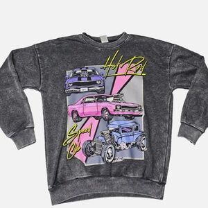 No Boundaries Hot Rod Crewneck